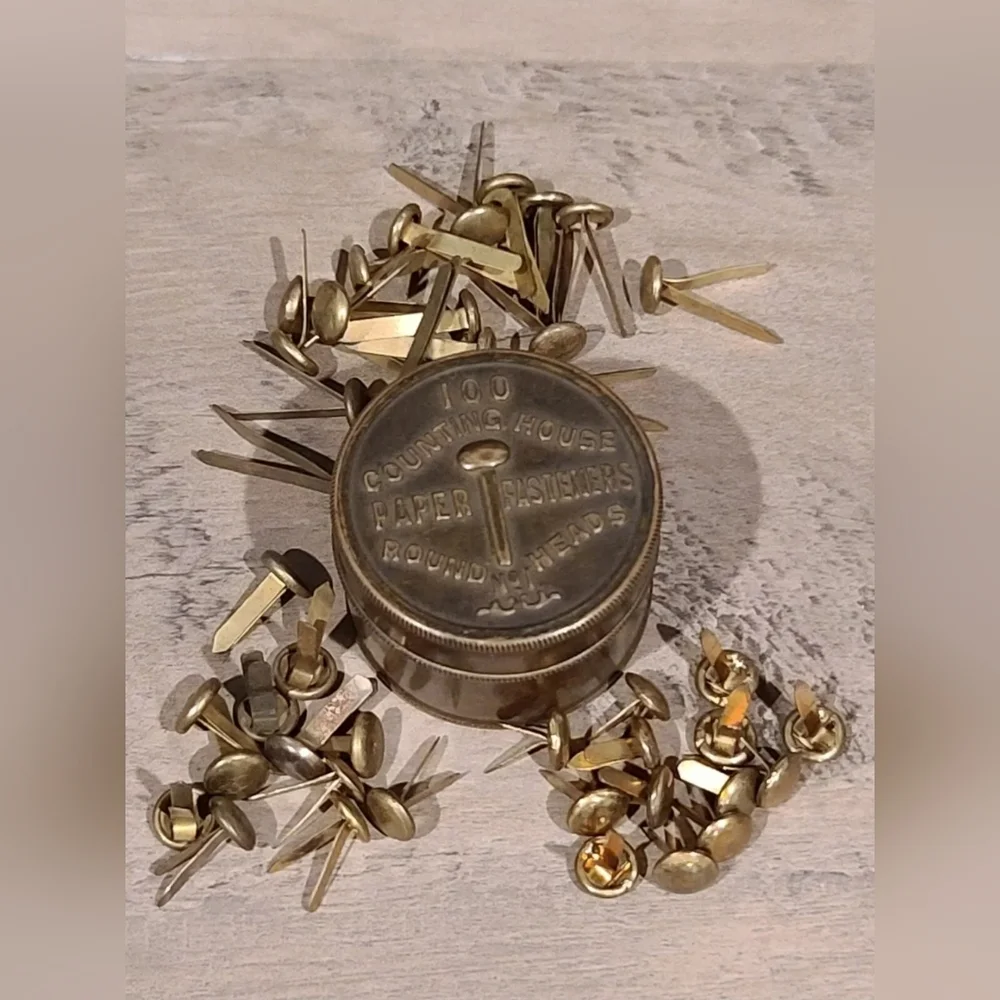 Paper Fasteners 100 Counting House Round Heads No. 1, [ Read Details ]